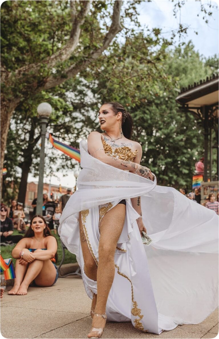 Oskaloosa Pride stage performance