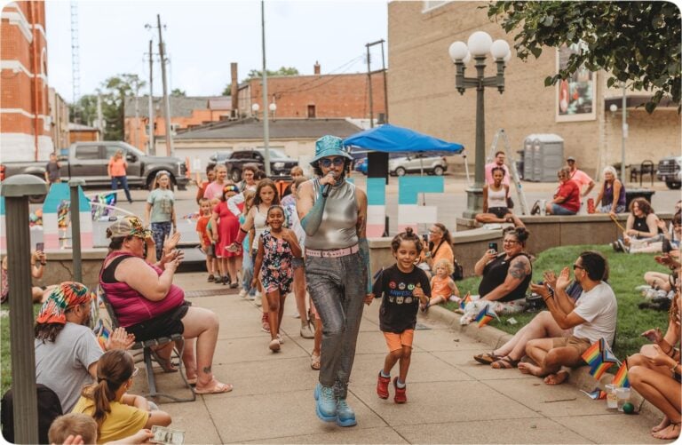 Oskaloosa Pride celebration moment