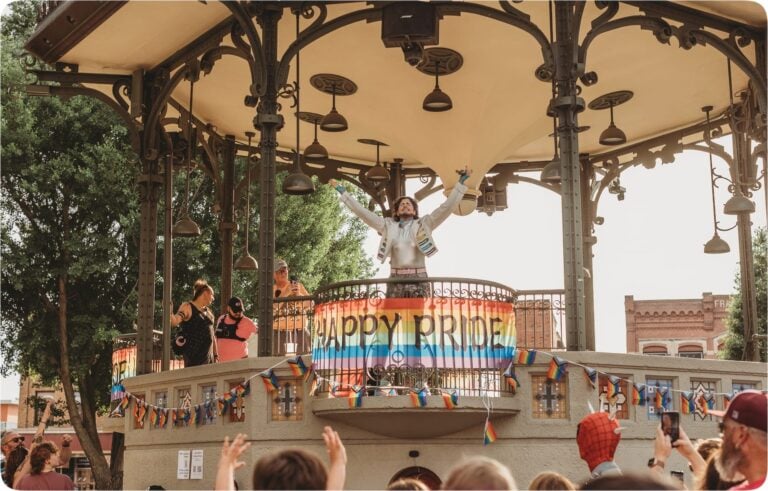 Oskaloosa Pride audience